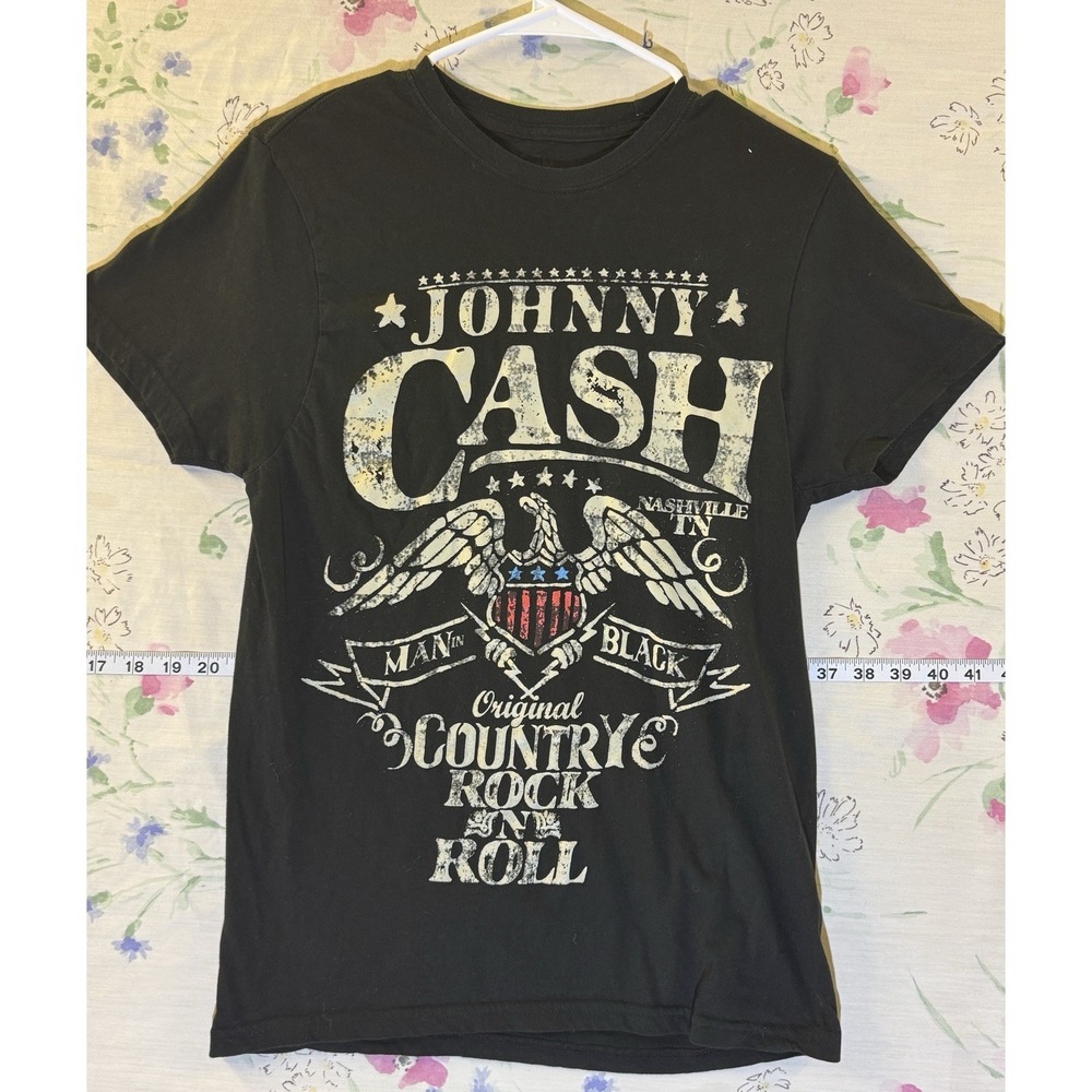 Johnny Cash Man In Black T Shirt Small Country Rock N Roll Nashville TN